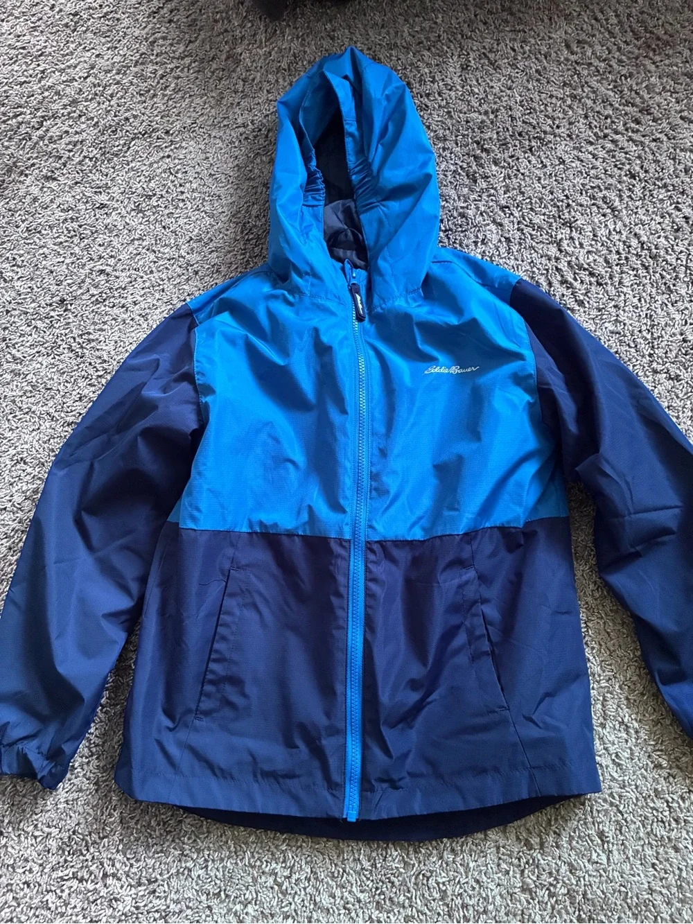 Eddie Bauer colorblock hooded